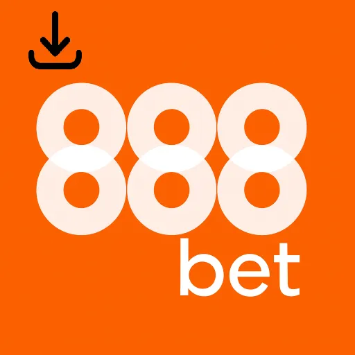 Imagem promovendo download gratuito do app 888bet